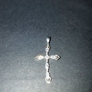 Cubic Zirconia and Sterling Silver Pendant